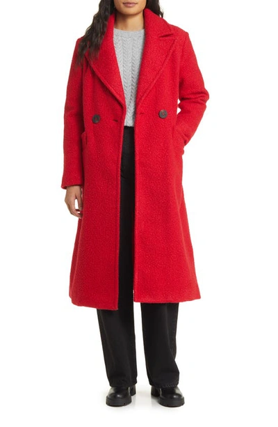 Bcbgeneration Longline Coat In True Red
