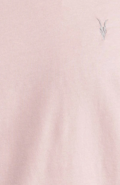 Shop Allsaints Brace Tonic Slim Fit Cotton T-shirt In Bloom Pink