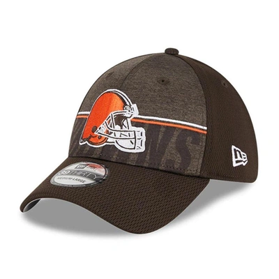 Shop New Era Brown Cleveland Browns 2023 Nfl Training Camp 39thirty Flex Fit Hat