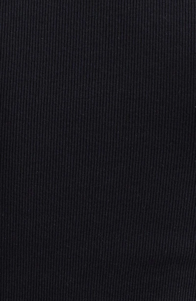 Totême Organic Cotton Blend Rib Tank Top In Black