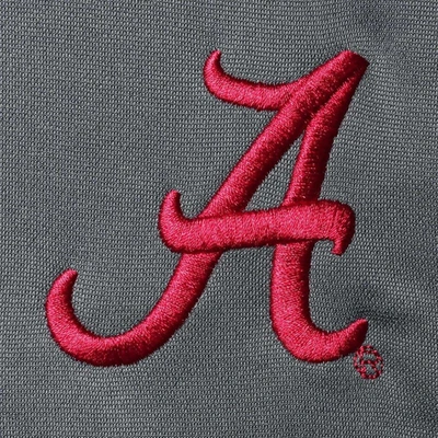 Shop Champion Crimson Alabama Crimson Tide Gameday Quarter-zip Jacket In Charcoal