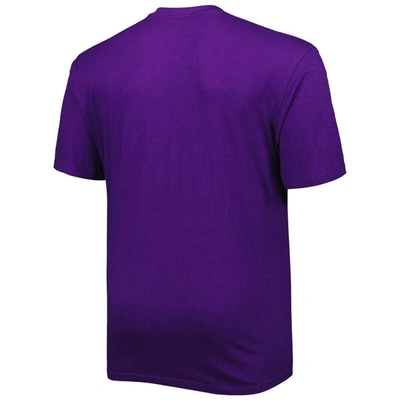 Shop Profile Purple Los Angeles Lakers Big & Tall Heart & Soul T-shirt