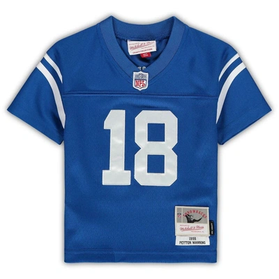 Shop Mitchell & Ness Toddler  Peyton Manning Royal Indianapolis Colts 1998 Retired Legacy Jersey