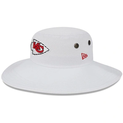 Shop New Era White Kansas City Chiefs 2023 Nfl Training Camp Panama Bucket Hat