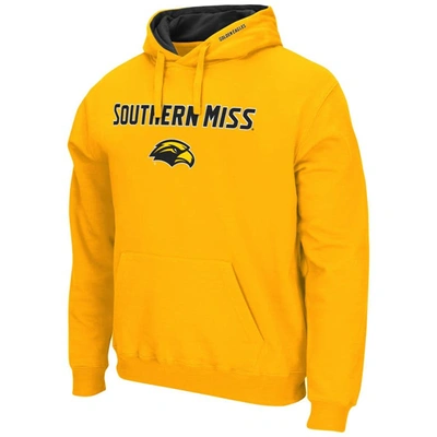 Shop Colosseum Gold Southern Miss Golden Eagles Arch And Logo Pullover Hoodie