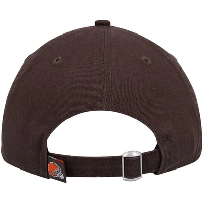 Shop New Era Brown Cleveland Browns Collegiate 9twenty Adjustable Hat