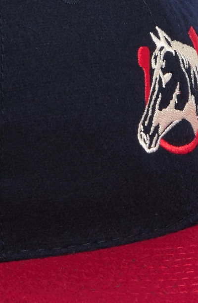 Shop One Of These Days Ebbets Wool Baseball Cap In Navy/ Red