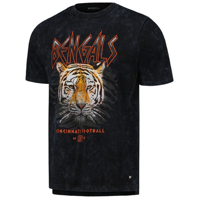 Shop The Wild Collective Unisex  Black Cincinnati Bengals Tour Band T-shirt
