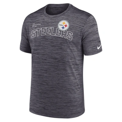 Shop Nike Black Pittsburgh Steelers Velocity Arch Performance T-shirt