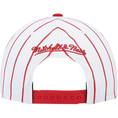 Shop Mitchell & Ness White Chicago Bulls Hardwood Classics Pinstripe Snapback Hat