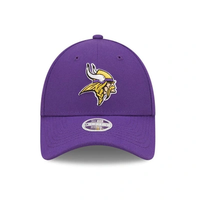 Shop New Era Purple Minnesota Vikings Simple 9forty Adjustable Hat