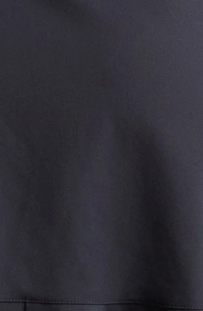 Cinq À Sept Zenni Ruffle Sleeveless Wrap Dress In Black