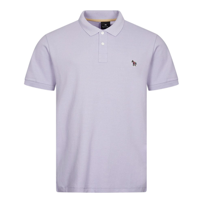 Shop Paul Smith Zebra Polo Shirt In Purple