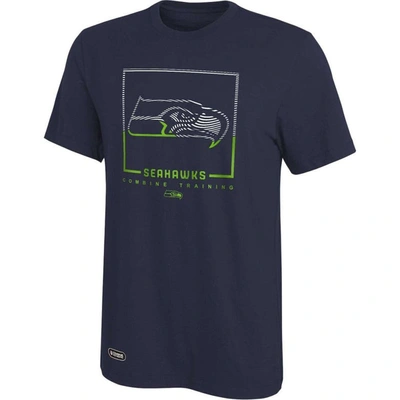 Shop Outerstuff Navy Seattle Seahawks Combine Authentic Clutch T-shirt
