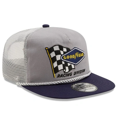 Shop New Era Gray/white Nascar Golfer Snapback Adjustable Hat