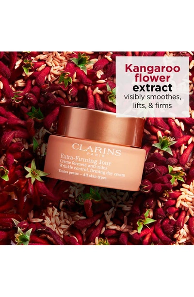 Clarins Extra-firming Day Wrinkle Control Firming Cream For All Skin Types 1.7 Oz.