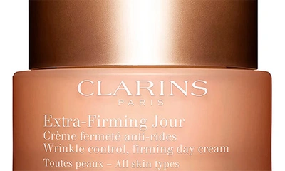 Clarins Extra-firming Day Wrinkle Control Firming Cream For All Skin Types 1.7 Oz.
