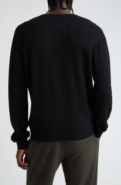 Shop Frenckenberger Mini Crewneck Cashmere Sweater In Black