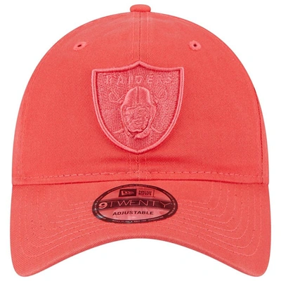 New Era Red Las Vegas Raiders Core Classic 2.0 Brights 9twenty Adjustable Hat In Red