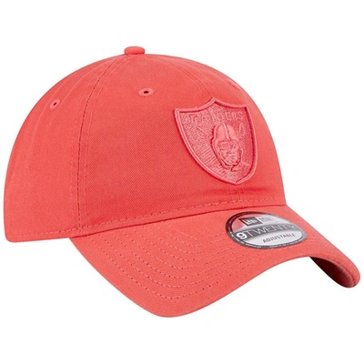 New Era Red Las Vegas Raiders Core Classic 2.0 Brights 9twenty Adjustable Hat In Red