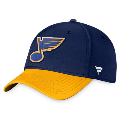 Shop Fanatics Branded Navy St. Louis Blues Core Primary Logo Flex Hat