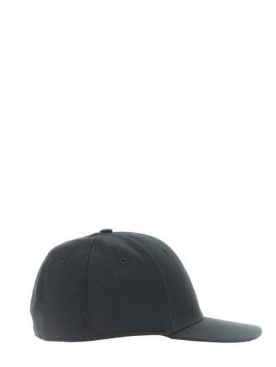 Shop Canada Goose Cg Tonal Logo Baseball Hat In Black