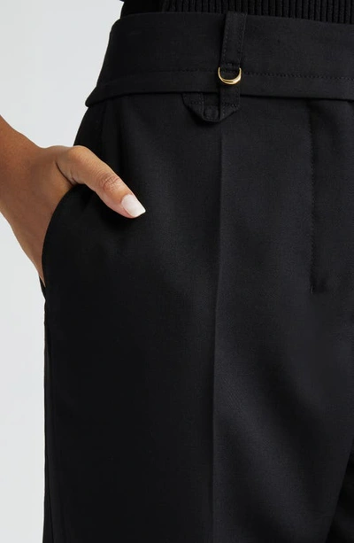 Jacquemus Le Pantalon Ficelle Straight-leg Trousers In Black