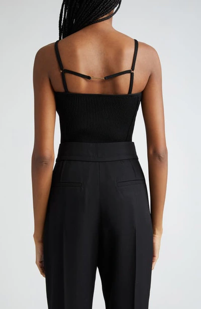 Shop Jacquemus Le Haut Sierra Rib Camisole In Black