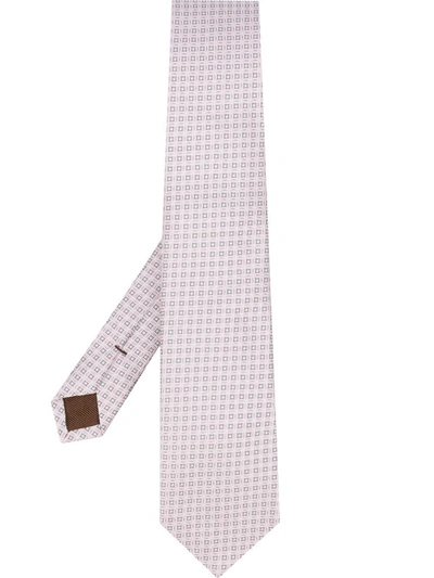 Shop Church's Silk Standard Tie 8 Cm Fantasy Accessories In Pink &amp; Purple