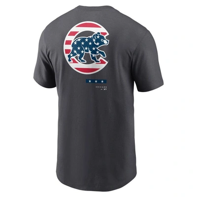 Shop Nike Anthracite Chicago Cubs Americana T-shirt