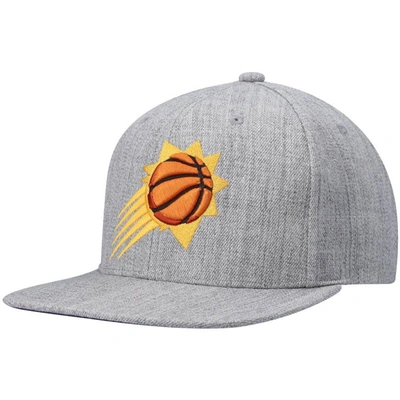 Shop Mitchell & Ness Heathered Gray Phoenix Suns 2.0 Snapback Hat In Heather Gray