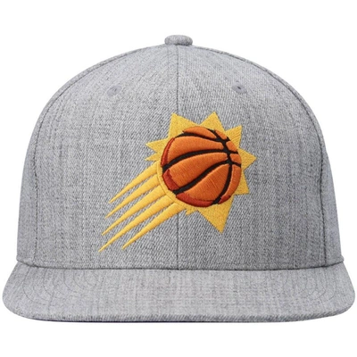 Mitchell & Ness Men's  Heathered Gray Phoenix Suns 2.0 Snapback Hat In Heather Gray