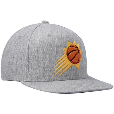 Mitchell & Ness Men's  Heathered Gray Phoenix Suns 2.0 Snapback Hat In Heather Gray