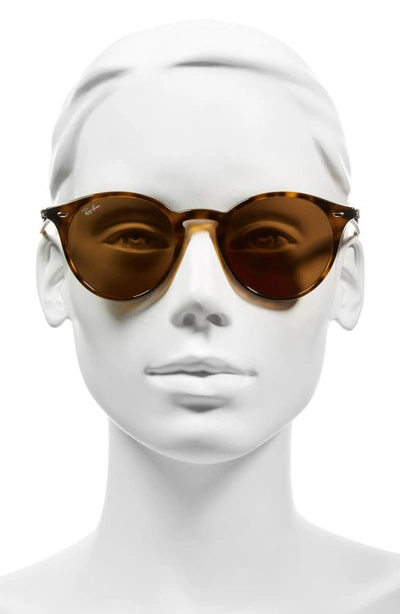 Ray Ban Highstreet 51mm Round Sunglasses - Dark Havana In Dark Havana