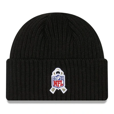Shop New Era Youth  Black Pittsburgh Steelers 2022 Salute To Service Knit Hat