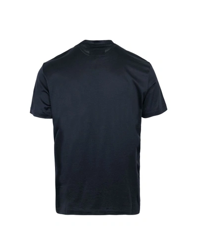 Shop Ea7 Emporio Armani T-shirts In Navy Blue