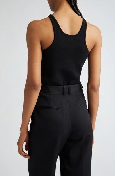 Max Mara Alfeo Wool Blend Sleeveless Sweater In Black