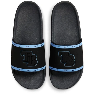 Shop Nike Tampa Bay Rays Team Off-court Slide Sandals In Black