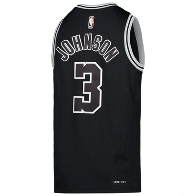 Shop Nike Youth  Keldon Johnson Black San Antonio Spurs 2022/23 Swingman Jersey