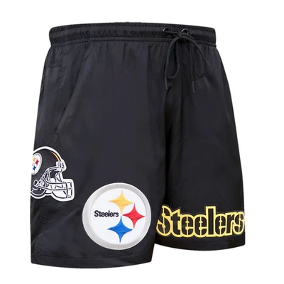 Shop Pro Standard Black Pittsburgh Steelers Woven Shorts