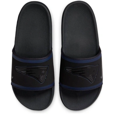 Shop Nike New England Patriots Team Off-court Slide Sandals In Black