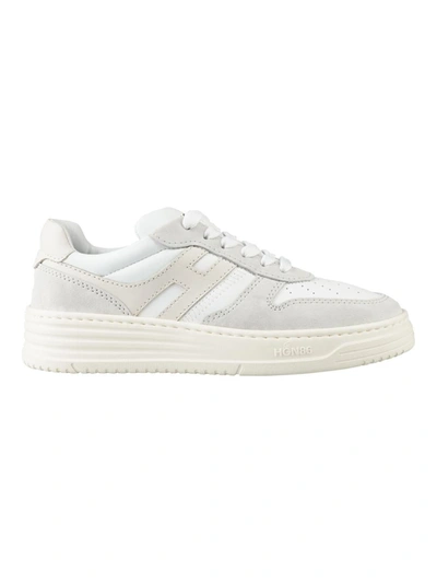 Shop Hogan Sneakers Shoes In White