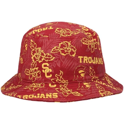 Shop Reyn Spooner Cardinal Usc Trojans Floral Bucket Hat
