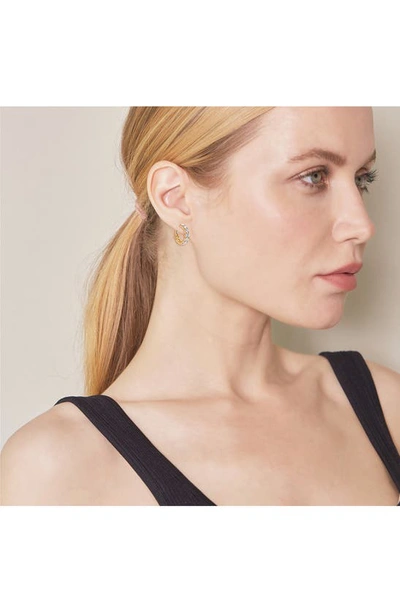 Jennifer Fisher Lab Created Diamond Hoop Earrings In 18k Yellow Gold