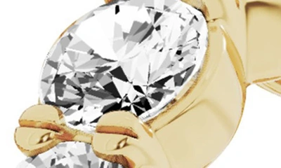 Jennifer Fisher Lab Created Diamond Hoop Earrings In 18k Yellow Gold