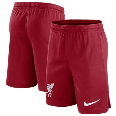 Shop Nike Youth  Red Liverpool 2022/23 Stadium Performance Shorts