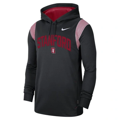 Shop Nike Black Stanford Cardinal 2022 Game Day Sideline Performance Pullover Hoodie