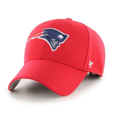 Shop 47 ' Red New England Patriots Mvp Adjustable Hat
