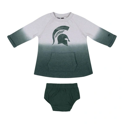 Shop Colosseum Newborn & Infant  Gray/green Michigan State Spartans Hand