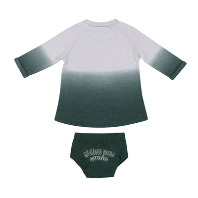 Shop Colosseum Newborn & Infant  Gray/green Michigan State Spartans Hand